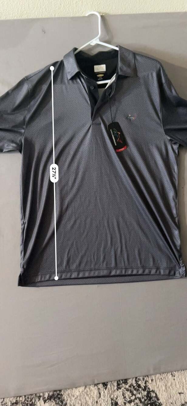 Greg Norman Men's Play Dry Short Sleeve Performance Golf Polo - Picture 3 of 5